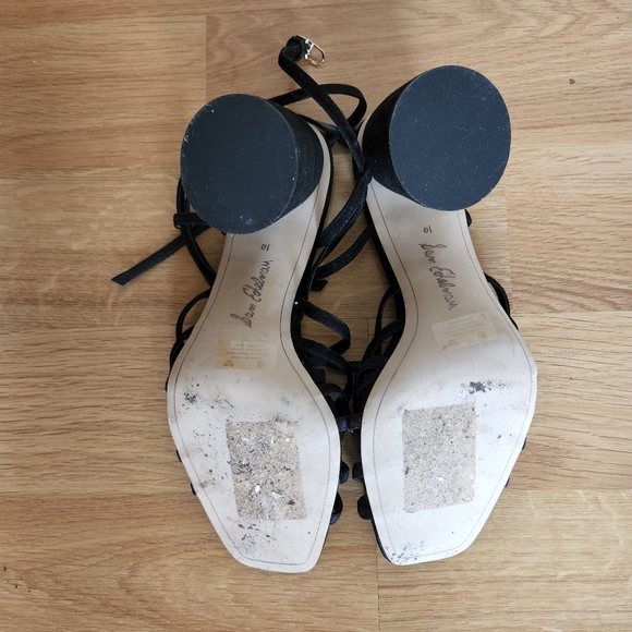 Sam Edelman ankle strap come up a little  to leg. - Picture 5 of 7